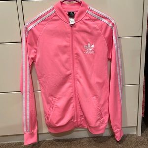 Neon Pink Adidas Zip-Up